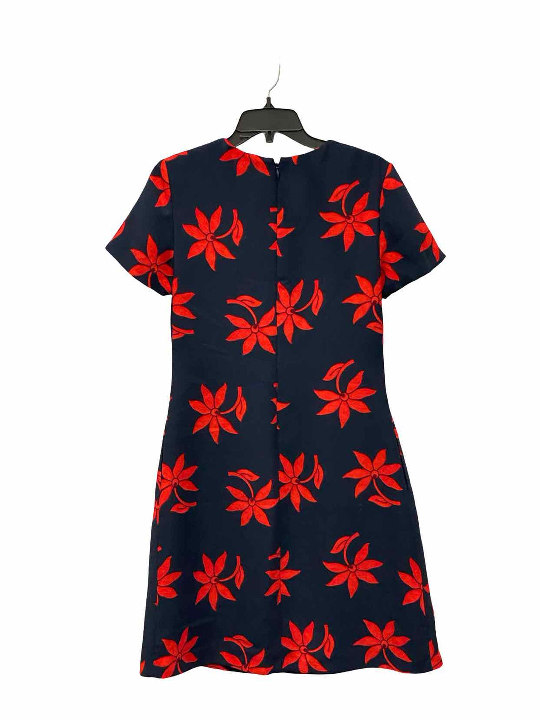 Banana Republic Size 4 Navy Red Floral Dress