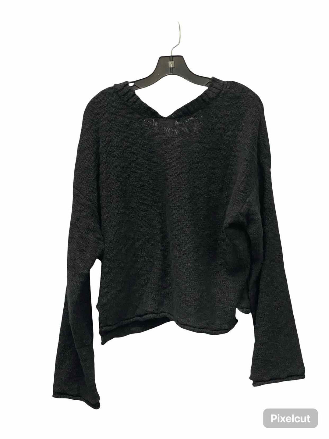 PrAna Size L Black Organic Cotton Sweater