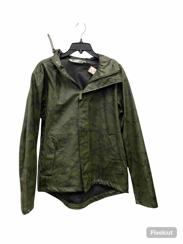 Helly Hansen Size S Forest Green camo print Jacket (Outdoor)