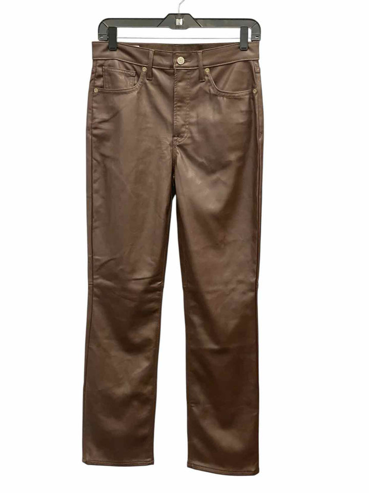 Gap Size 6 Brown Polyurethane Pants