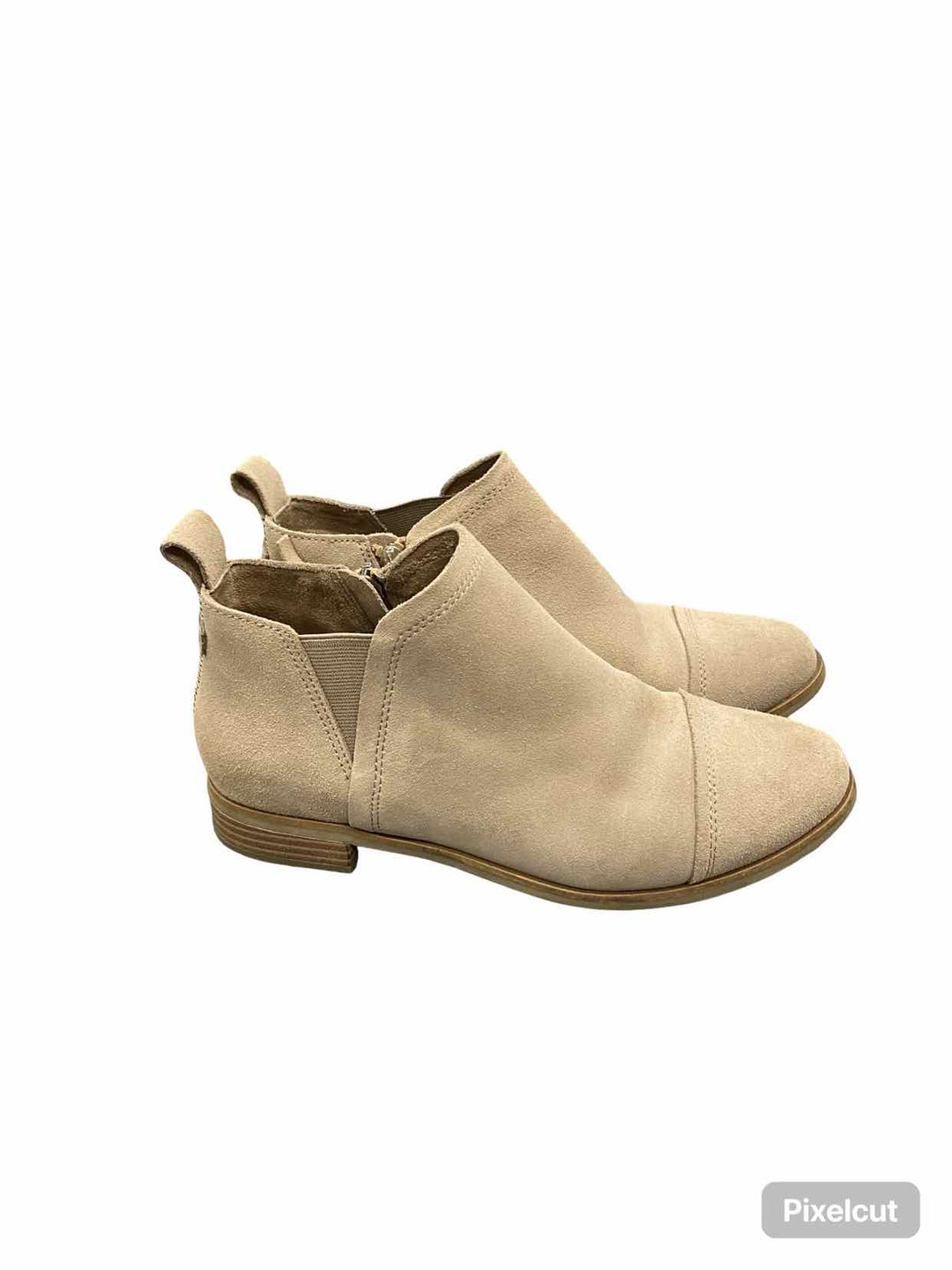 Toms Shoe Size 8 Beige Suede Reese Boots(Ankle)