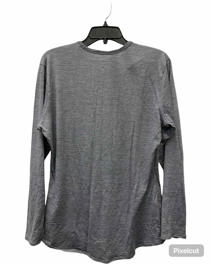 Segments Size XL Grey 100% Merino Wool Long Sleeve Shirts