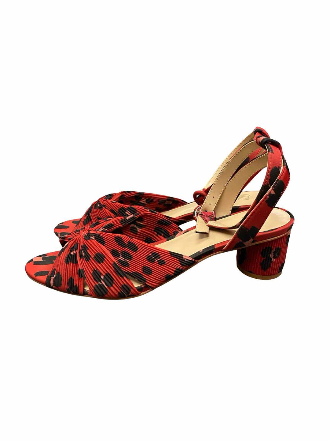 Cabi Shoe Size 9 Red Leopard Heels