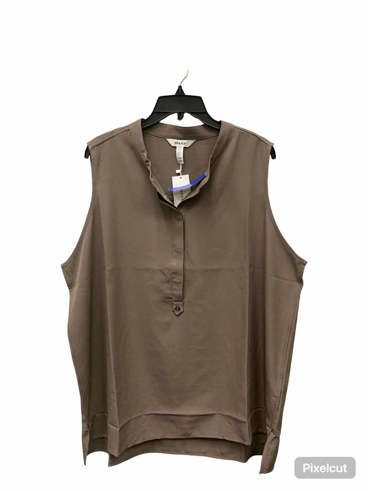 Spanx Size 1X Brown NWT Tank Top