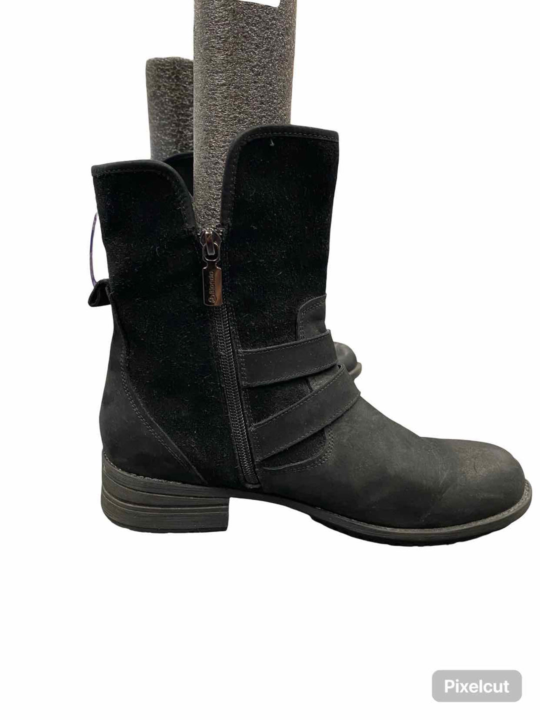 Blondo Shoe Size 8.5 Black Leather Water Proof Tula Boots(Ankle)
