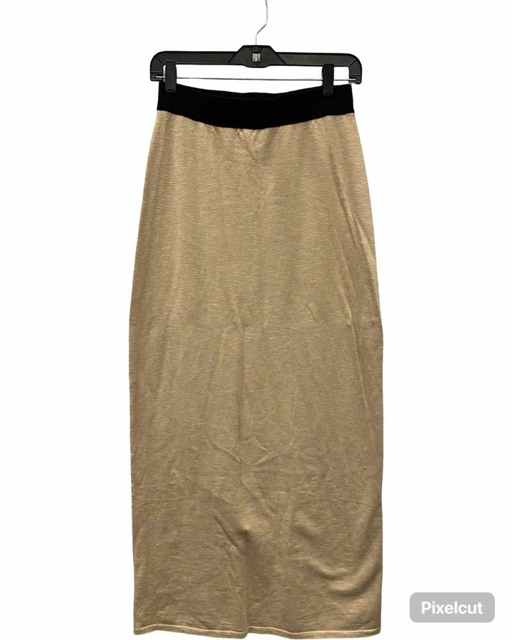 Lovers + Friends Size S Tan Black Skirt