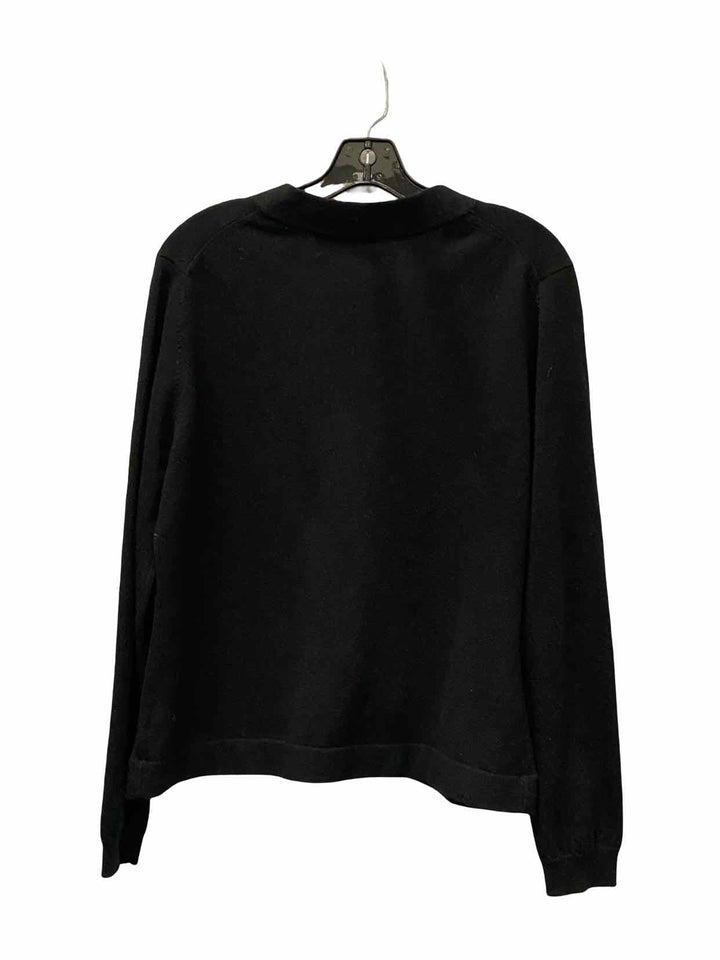 Invisible World Size M Black 100% cashmere Sweater