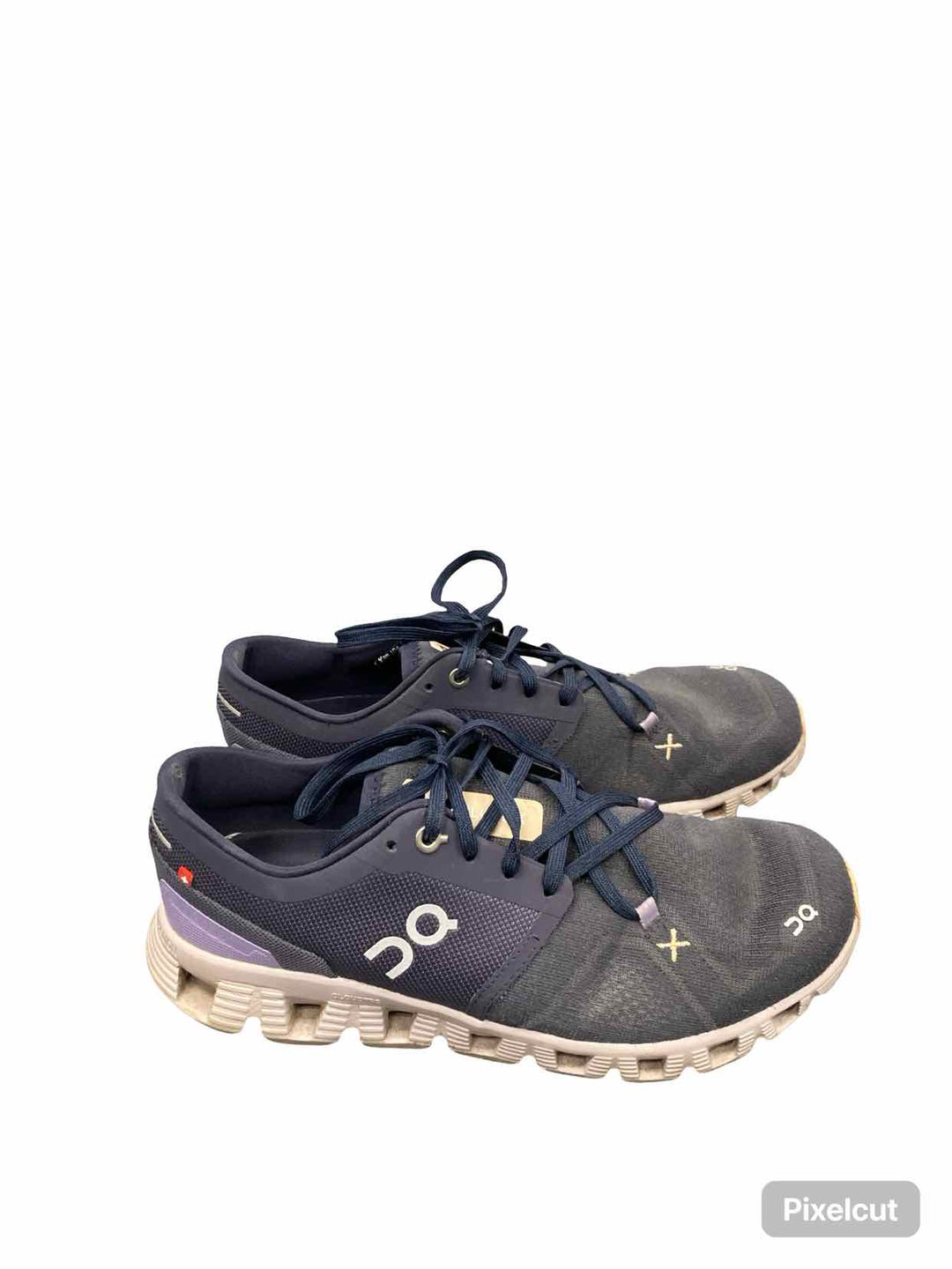On Cloud Shoe Size 9 Navy Purple Cloud X 3 Sneakers