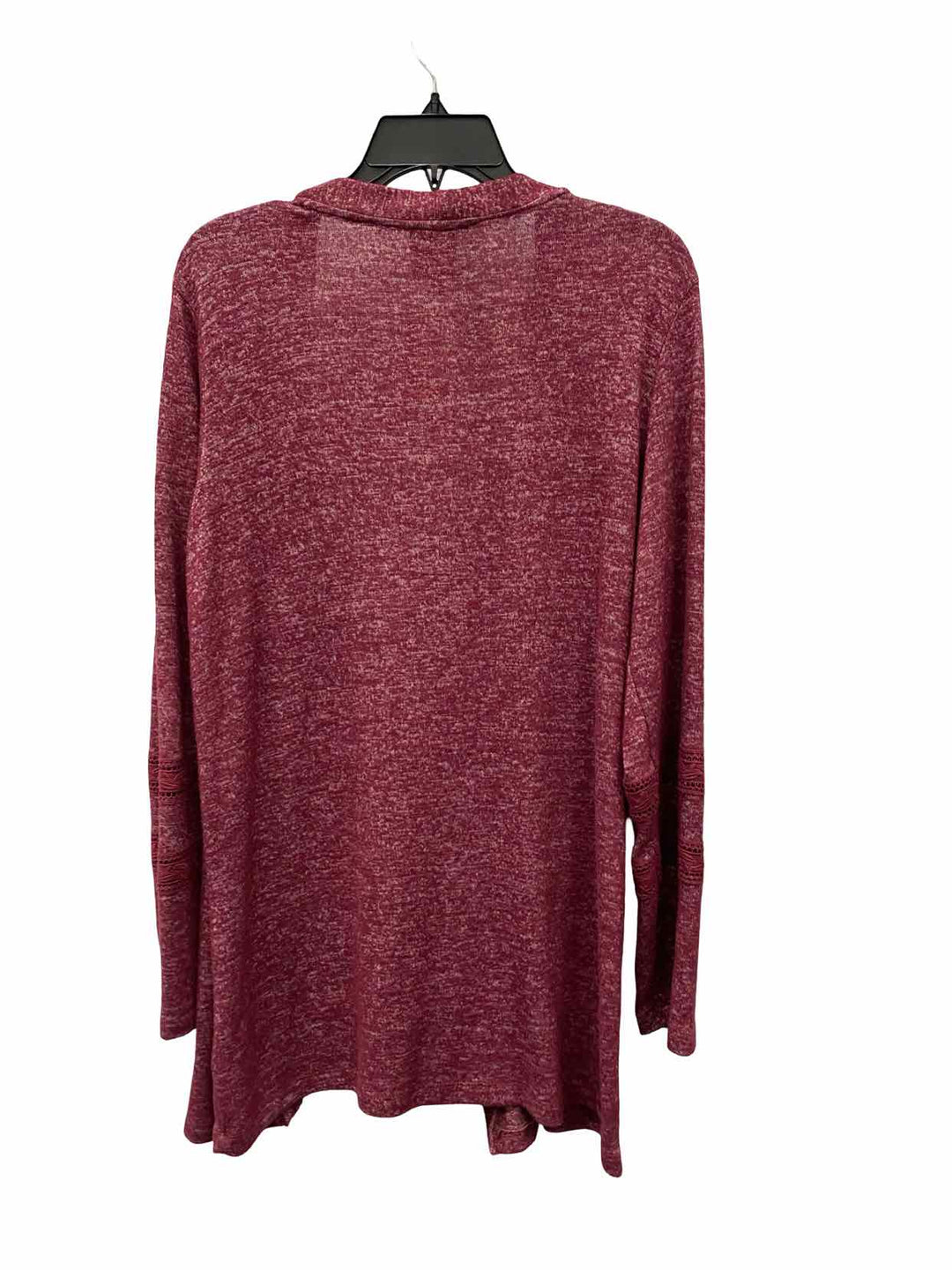 Bobeau Size M Dark Red Long Sleeve Shirts