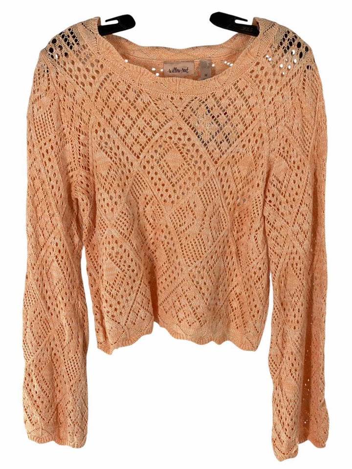 Willow + Root Size M Peach Sweater