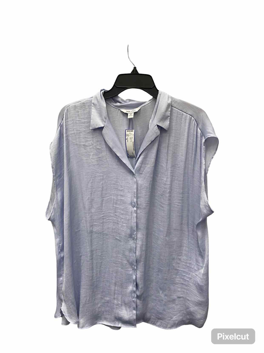 Nine West Size 1X Blue Tank Top