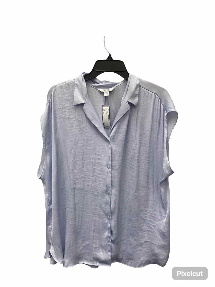 Nine West Size 1X Blue Tank Top