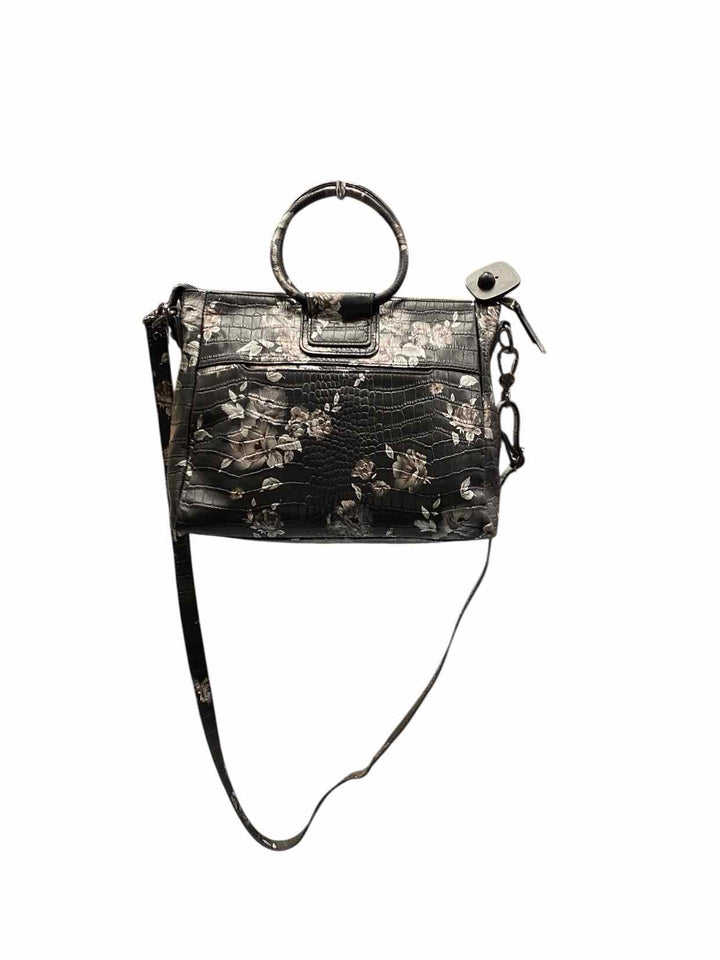 Hobo Black Rose Croco Pring Purse