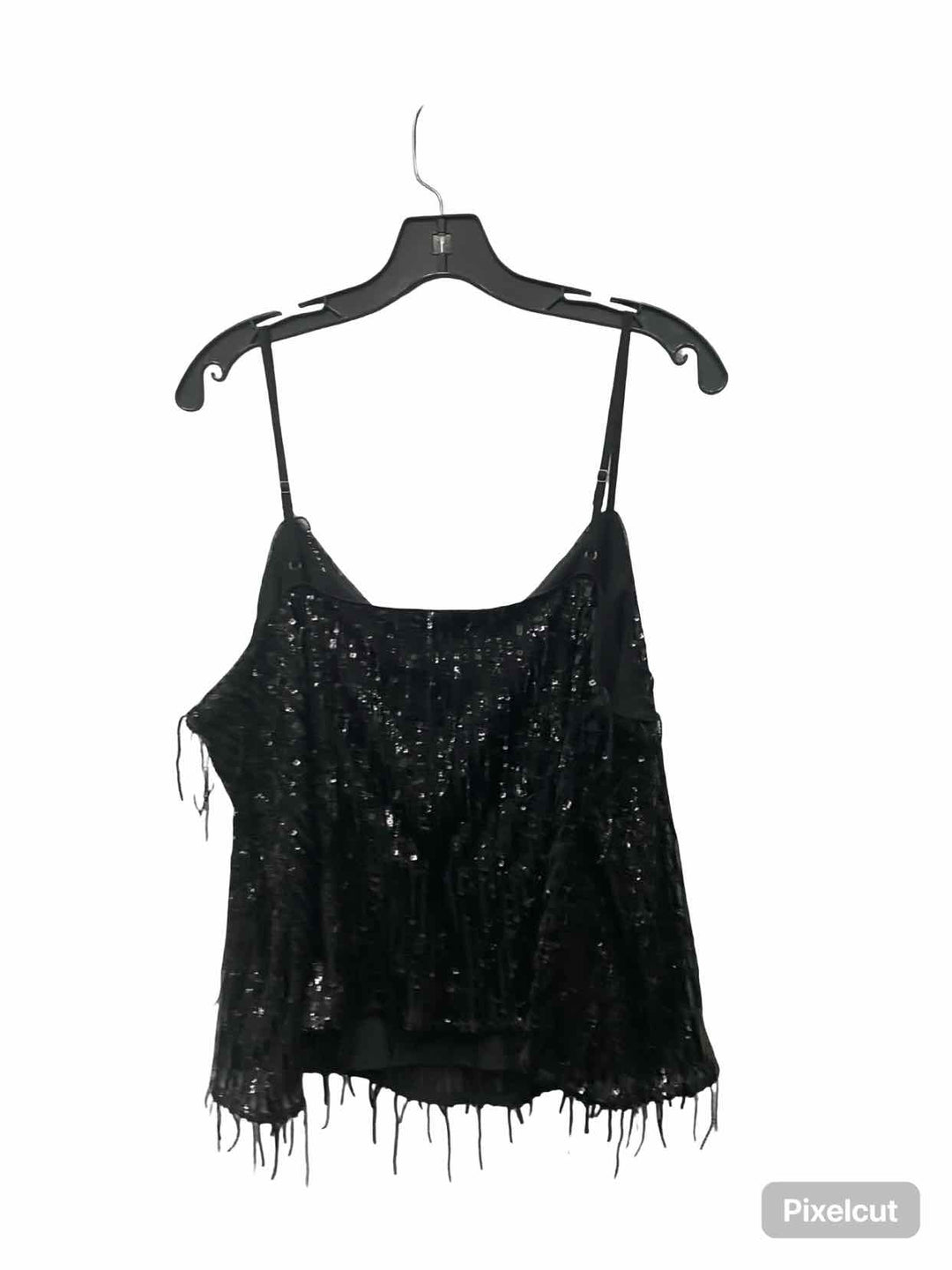 Abercrombie & Fitch Size XL Black sequined Tank Top