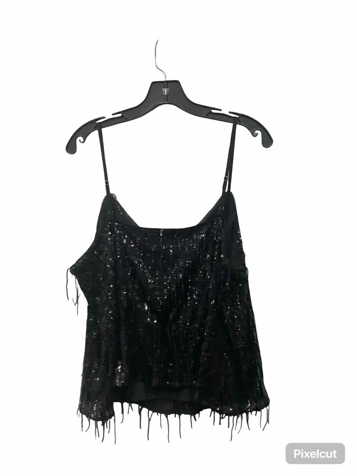 Abercrombie & Fitch Size XL Black sequined Tank Top
