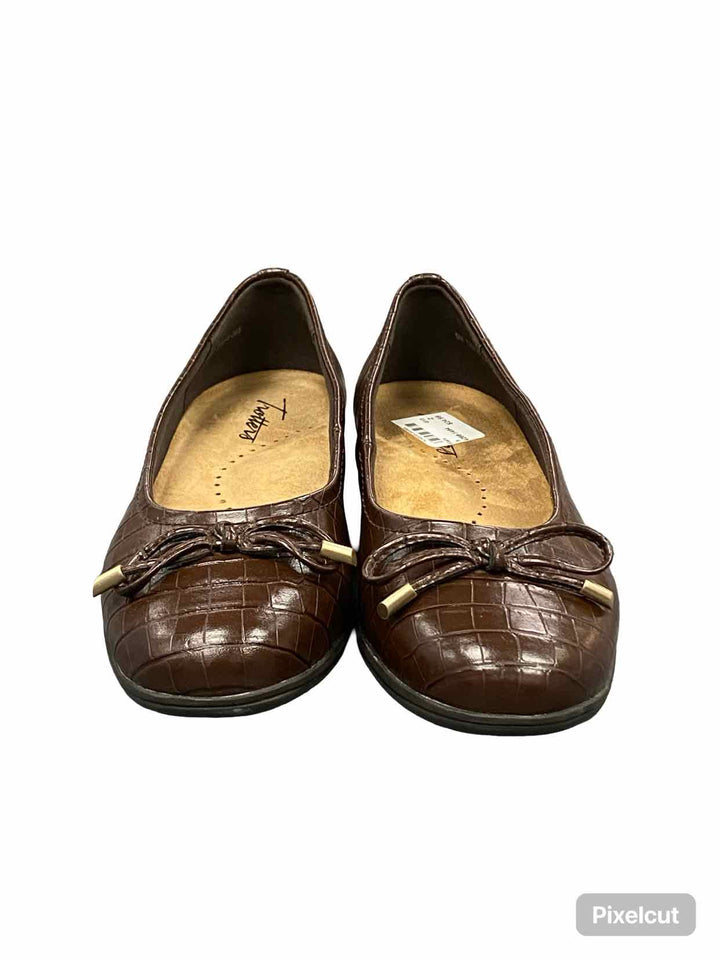 Trotters Shoe Size 5 Brown Leather Flats