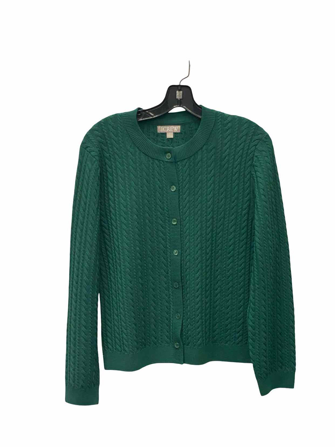 J Crew Size L Green Sweater