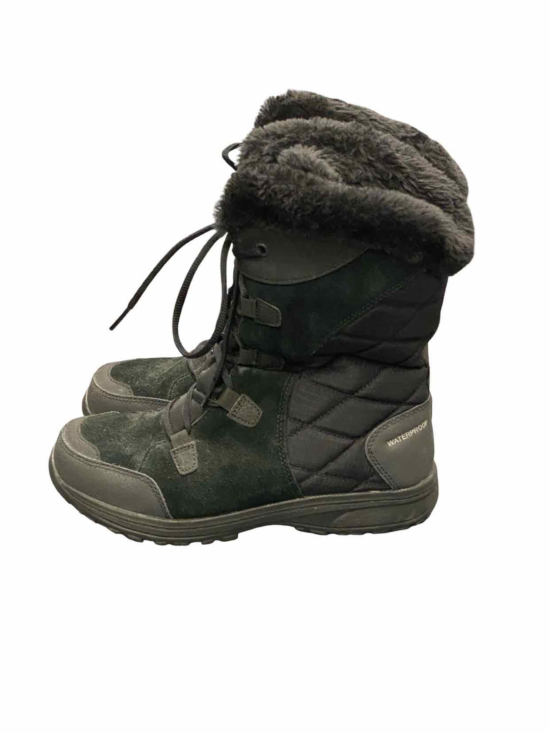Columbia Shoe Size 9 Black Waterproof Insulated Ice Maiden Boots(Ankle)