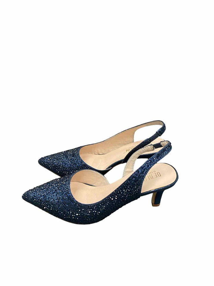 De Blossom Shoe Size 6.5 Blue Heels
