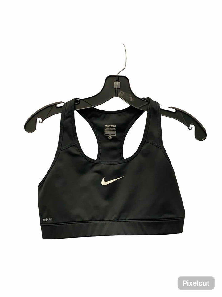 Nike Size L Black Athletic Bra