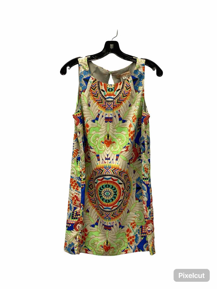 Mara Hoffman Size M Green Multi Print Dress