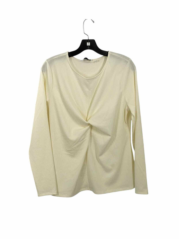 Peace Love World Size M White Long Sleeve Shirts