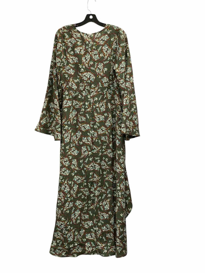 La charme u Size L Green Floral Dress