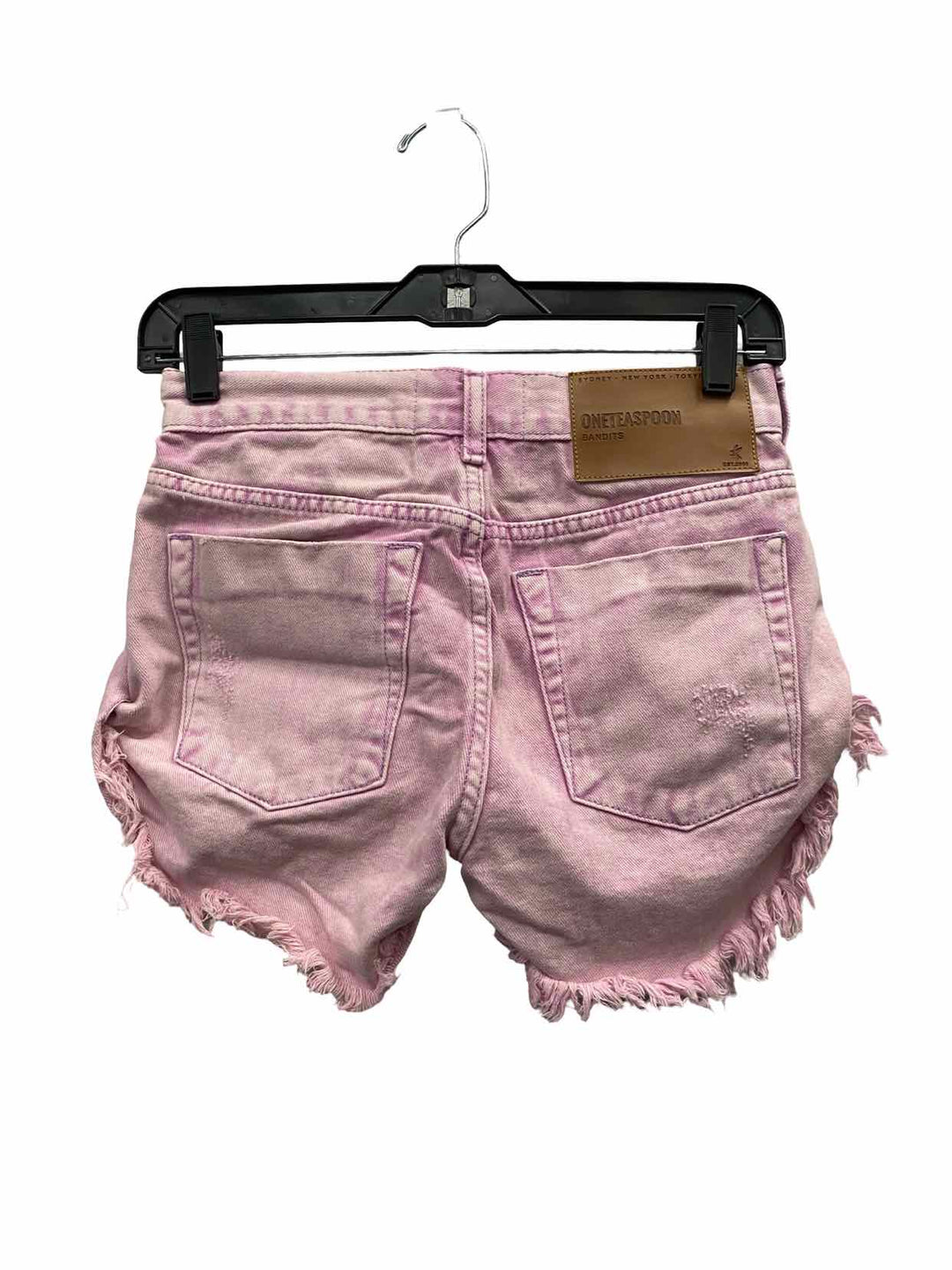 One Teaspoon Size XS Pink Denim Shorts
