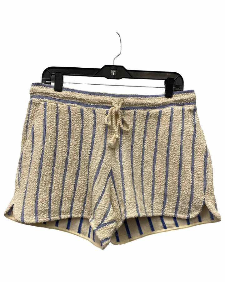 Faherty Brand Size L Tan Blue Stripe Shorts