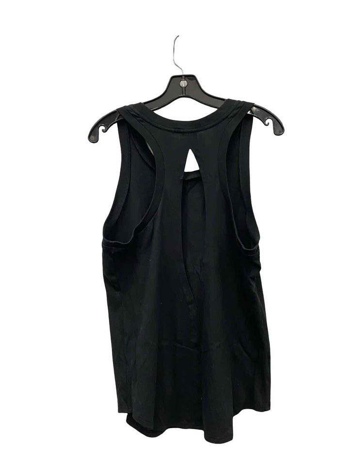 Pink Size M Black Print Tank Top