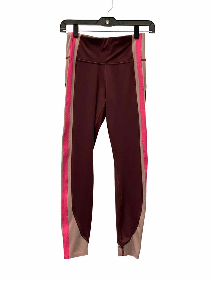 Athleta Size XS Maroon Pink Athletic Pants
