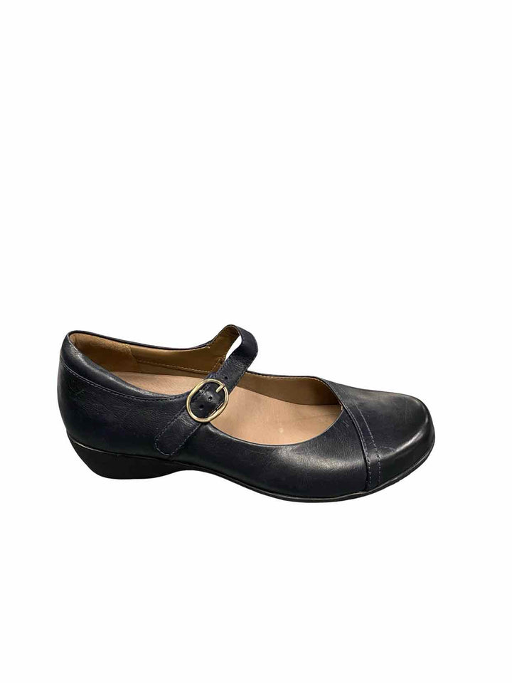 Dansko Shoe Size 38 Navy Leather Fawna Loafers