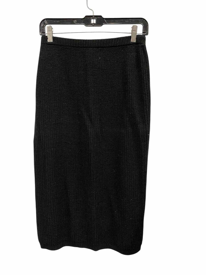 Unknown Brand Size M/L Black Knit Skirt