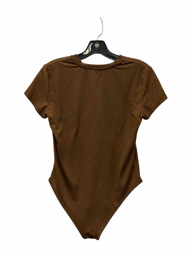 Unknown Brand Size L Brown Short Sleeve Shirts