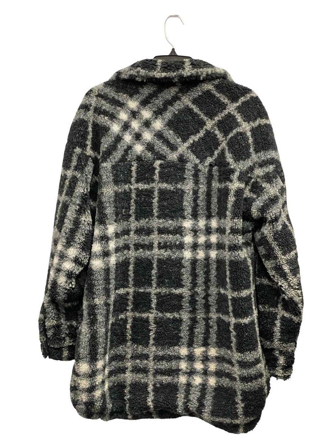 Thread and Supply Size M Grey Black Fleece Jacket (Outdoor)