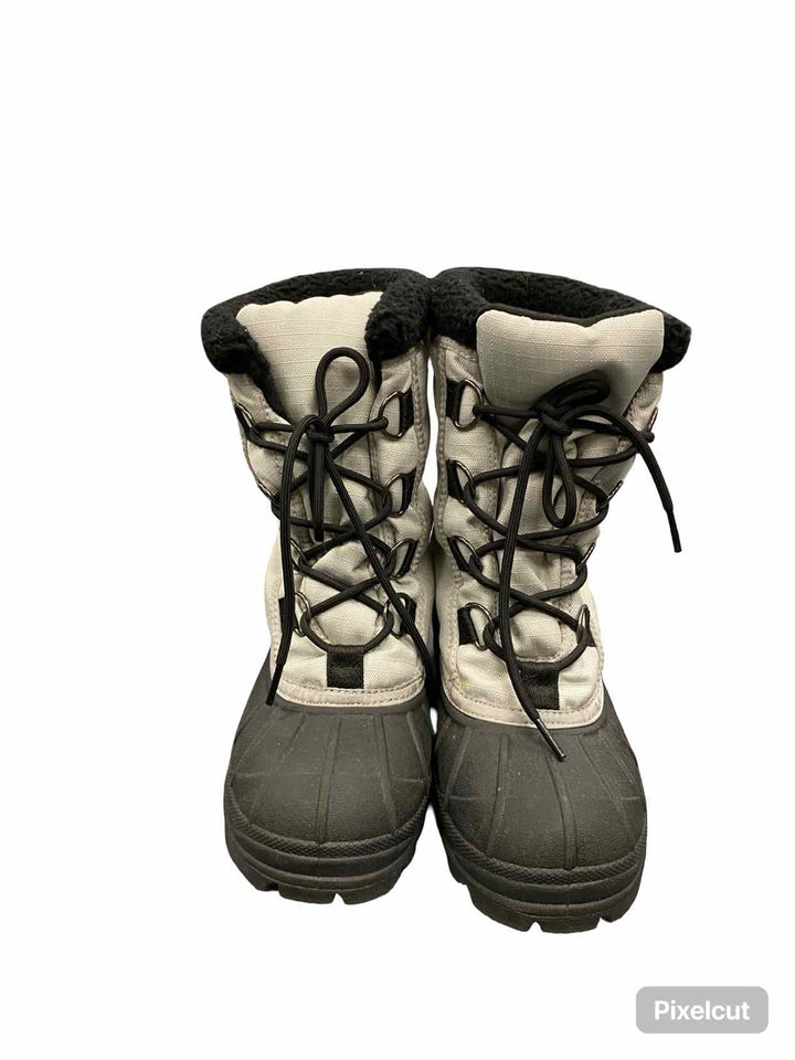 Sorel Shoe Size 8 Grey Black Insulated Boots(Ankle)
