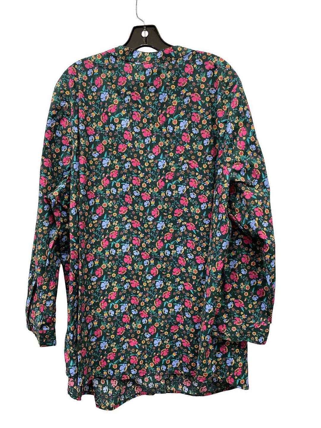 Woman Within Size 2X Green Floral Dress