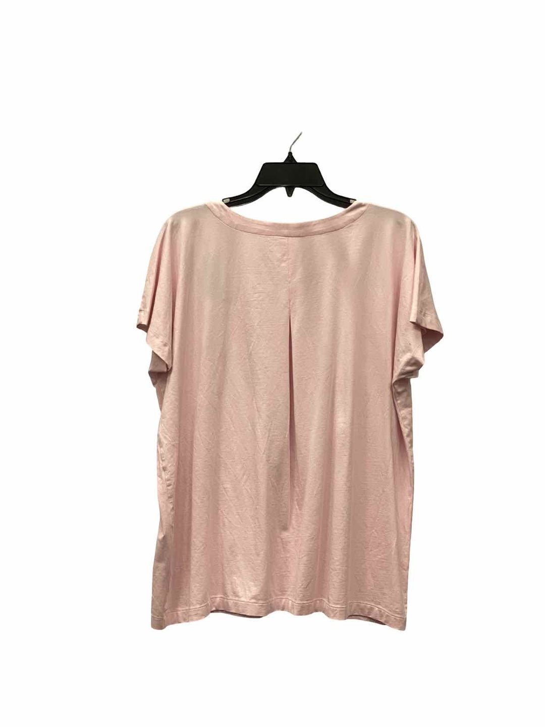 J Jill Size L Pink Short Sleeve Shirts