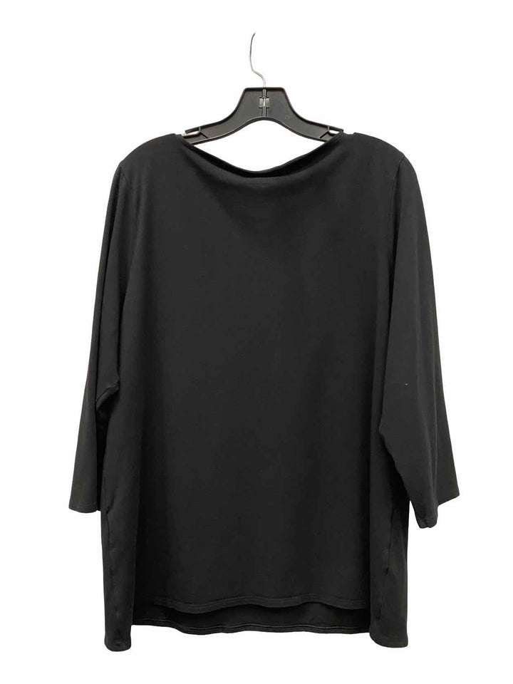 Chico's Size XL Black Long Sleeve Shirts