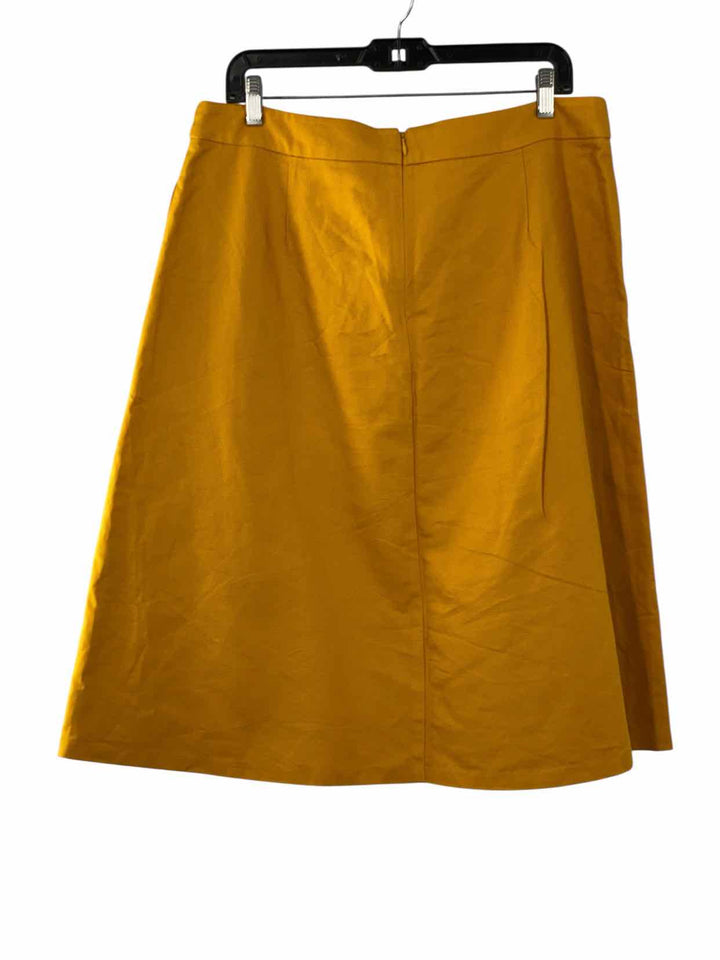 boden Size 12 Yellow Skirt