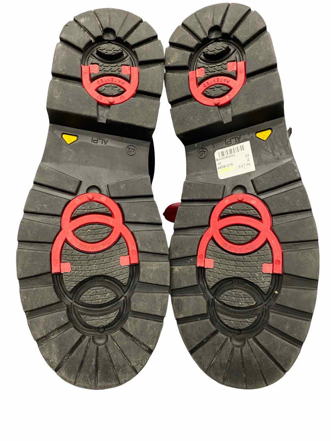 ATTIBA Shoe Size 42 Purple Black Flip Grip Outsole Boots(Ankle)