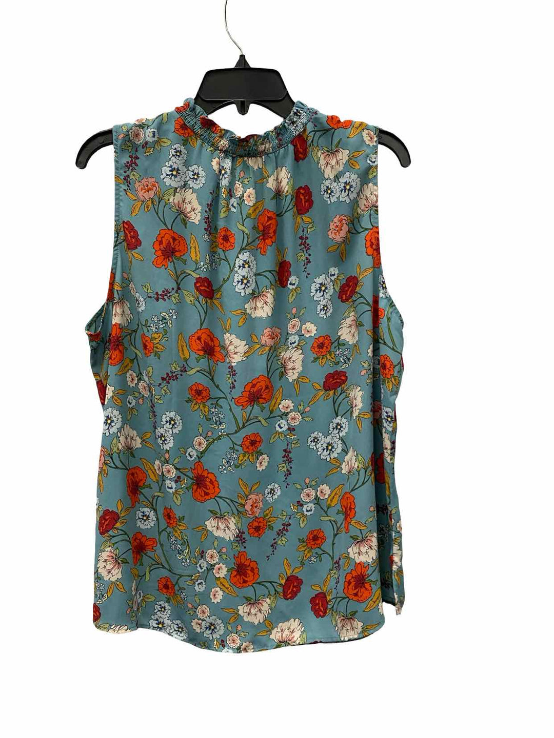 Daniel Rainn Size XL Teal Multi Floral Tank Top