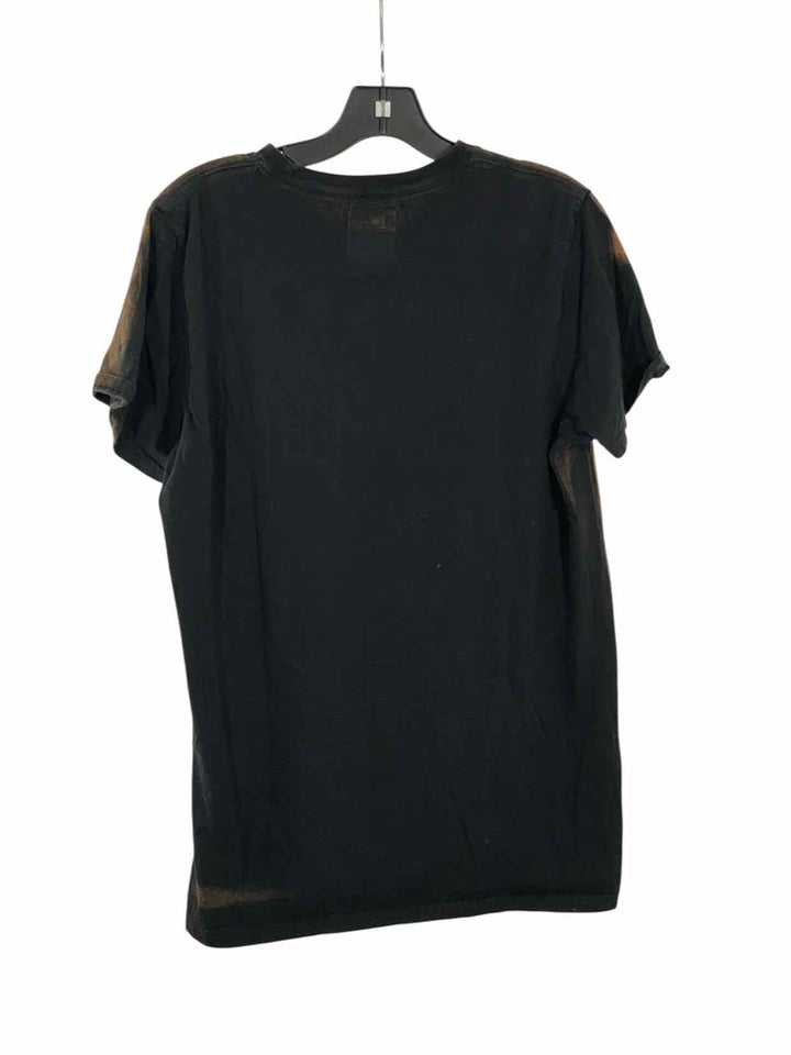 Layli Dyes Hard Size M Black & Brown Brown Short Sleeve Shirts