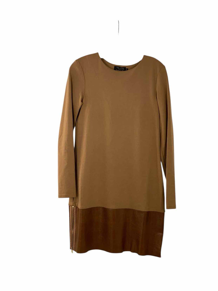 Ted Baker Size 2 Brown Dress