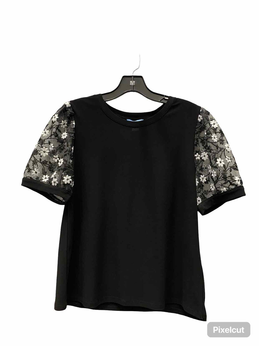 Cece Size M Black Short Sleeve Shirts