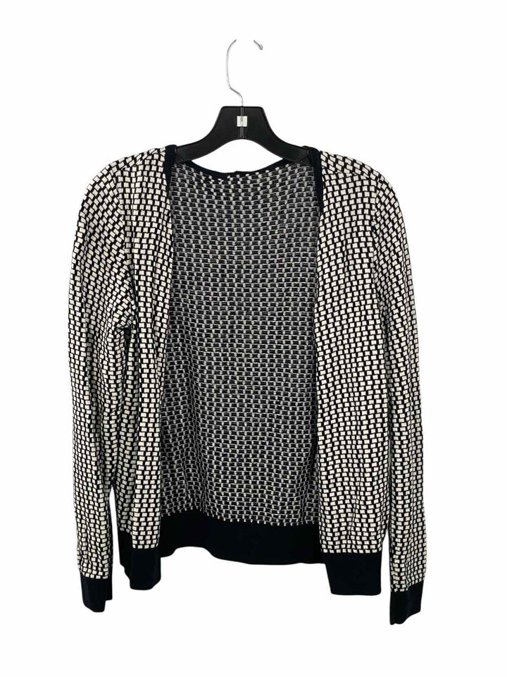 Tristan & Iseut Size M Black White Squares Sweater