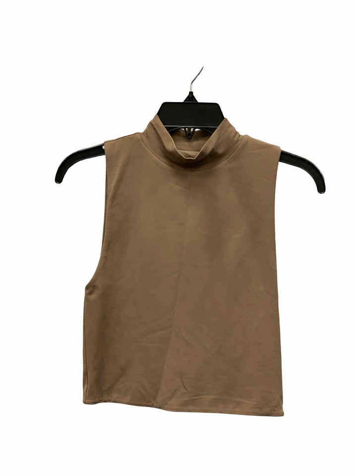 Babaton Size S Brown Tank Top