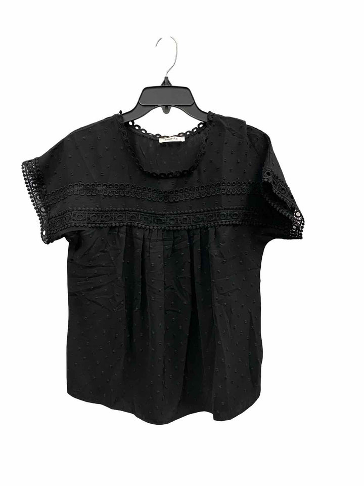 Poetsky Size S Black Short Sleeve Shirts