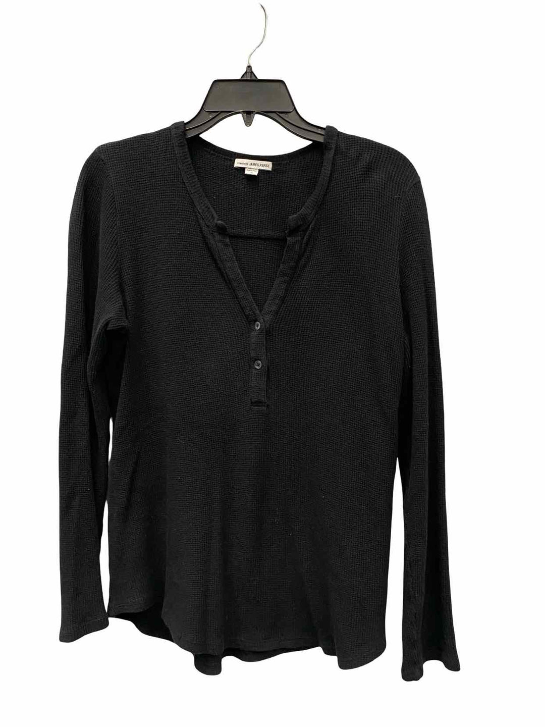 James Perse Size 3(16-18) Black Long Sleeve Shirts