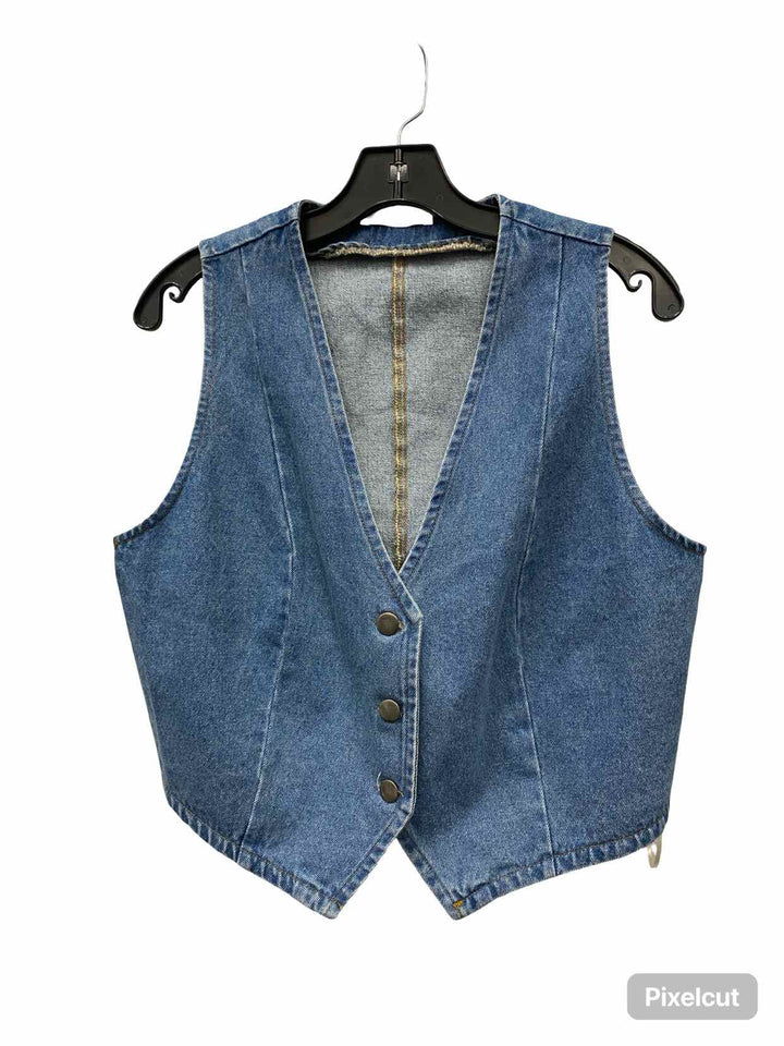 Double Zero Size L Blue Denim Tank Top